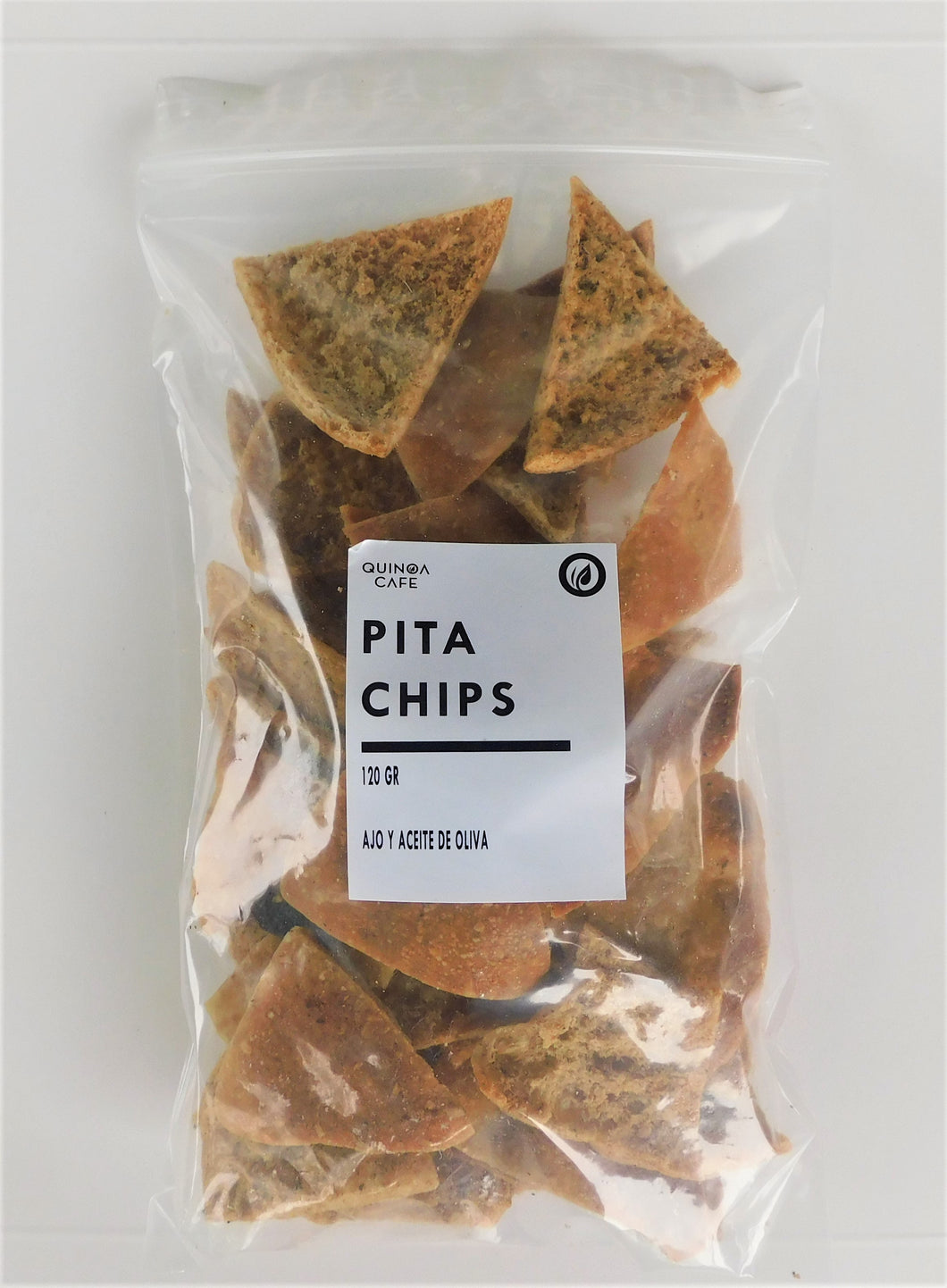 Pita Chips Ajo Y Aceite De Oliva Quinoa (120G)